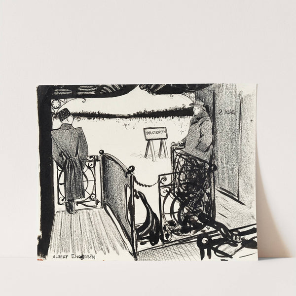 On the Way to Kiruna (1905) by Albert Engström