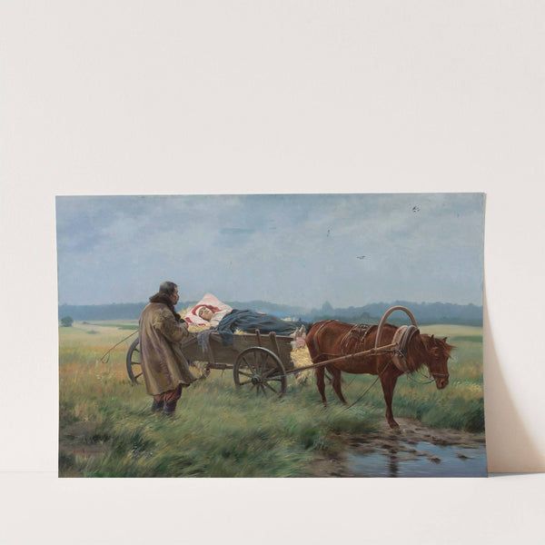 On the way to the doctor by Józef Ryszkiewicz