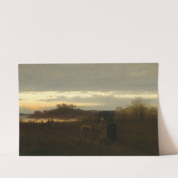 On the way to the fair by Franciszek Streitt