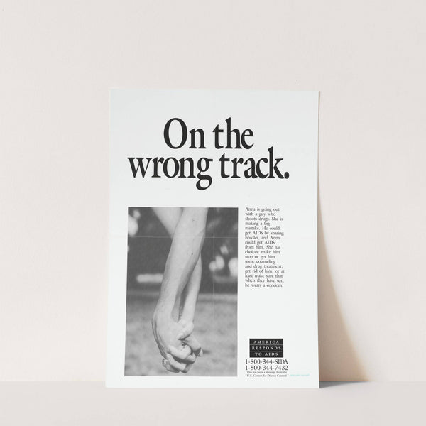 On the wrong track by Centers for Disease Control and Prevention