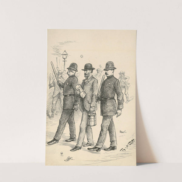 On this the triumph of our Republican form of government, must the honest laborer, satisfied with his employer, his wages . . . by Thomas Nast