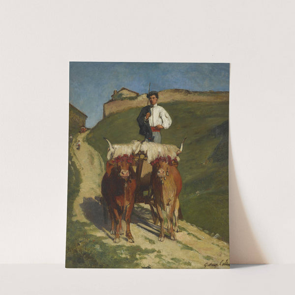 On To The Basque Celebration by Gustave Henri Colin