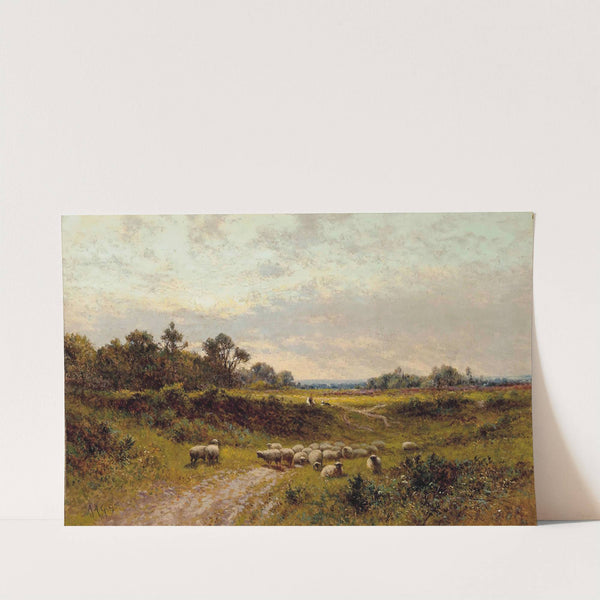 On Wilmington Common, Kent (1895) by Alfred Augustus Glendening