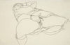 Onanierende Frau Mit Gespreizten Schenkeln (Masturbating Woman With Spread Thighs)