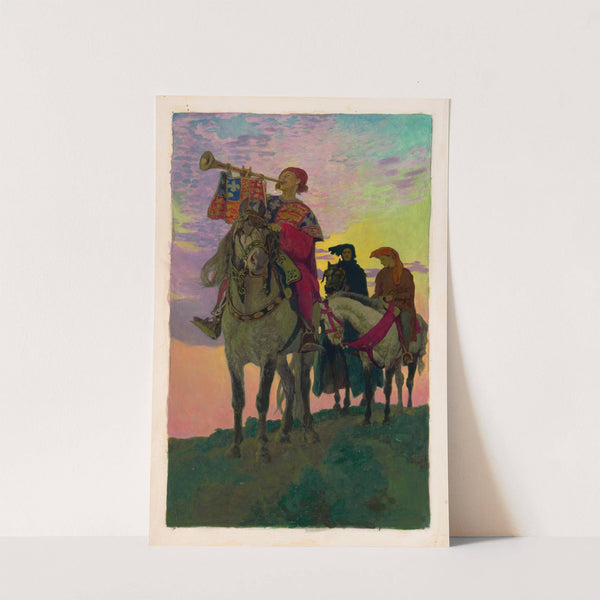 Once more the herald set the trumpet to his lips and blew by Elizabeth Shippen Green Elliott