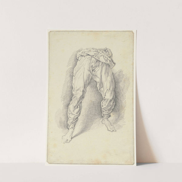 Onderlichaam van een geklede man by David Humbert de Superville