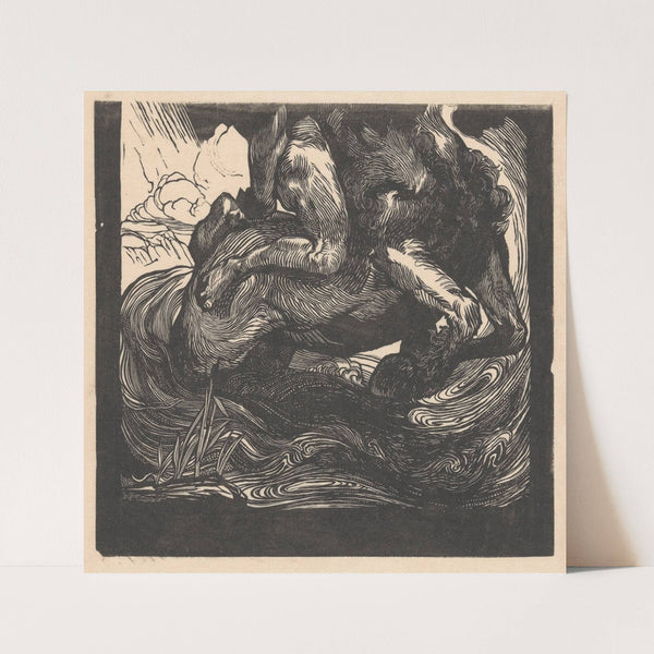 Onderste helft van een centaur by Johannes Josephus Aarts