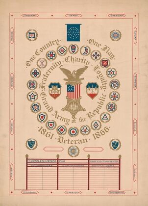 One country, one flag, Grand Army of the Republic (1889)