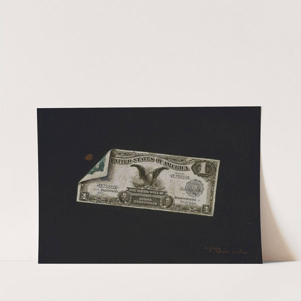 One Dollar Silver Certificate by Victor Dubreuil