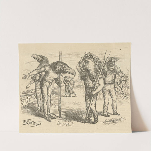 One good row deserves another (1869) by Thomas Nast