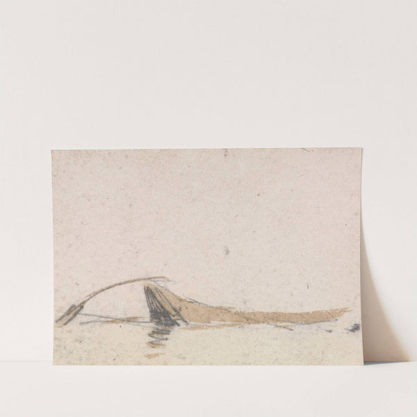 One of a Group of Three Studies on the Venetian Logoon. by Myles Birket Foster