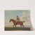 One of Four Portraits of Horses, a Chestnut Racehorse with Jockey Up- walking to the left; jockey i… by James Seymour