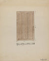 One of Original Inside Doors to Sacristy