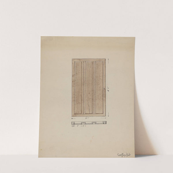 One of Original Inside Doors to Sacristy by Geoffrey Holt