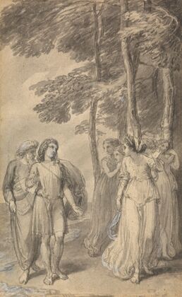One of Six Illustrations to Fenelon’s ‘The Adventures of Telemachus son of Ulysses’