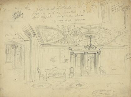One of the Rooms at Willards in which the Japanese will be located–and where their reception will take place