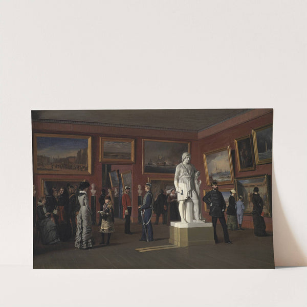 One of the Rooms in the Royal Collection of Paintings at Christiansborg Palace by C.C. Andersen