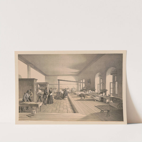 One of the wards of the hospital at Scutari (1855) by William Simpson