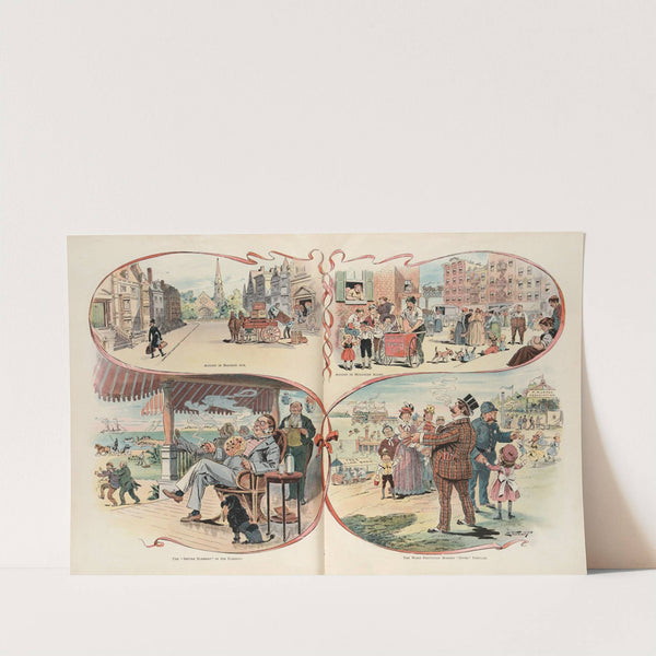 One reason in four tableaux (1900) by Samuel Ehrhart