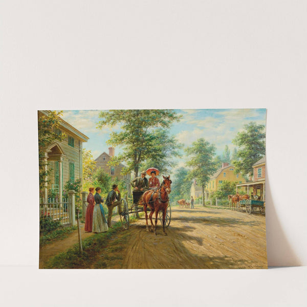 One Sunday Afternoon by Edward Lamson Henry