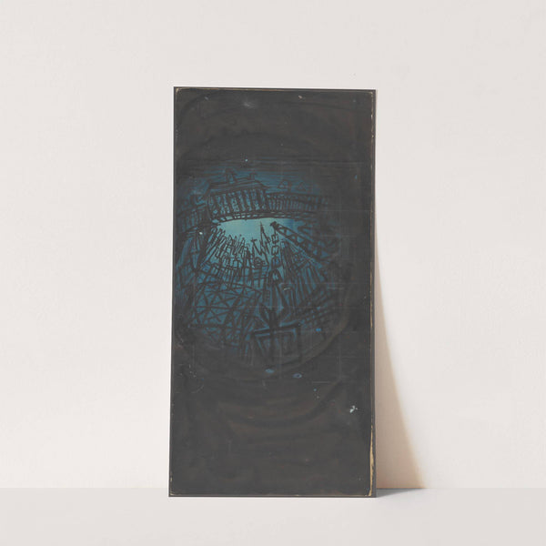 One-Third of a Nation: Sketch no. 1 (Cityscape) (1934-1943) by Howard Bay