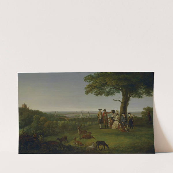 One Tree Hill, Greenwich, with London in the Distance by John Feary