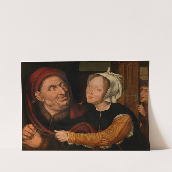 Ongelijke geliefden by Quentin Massys