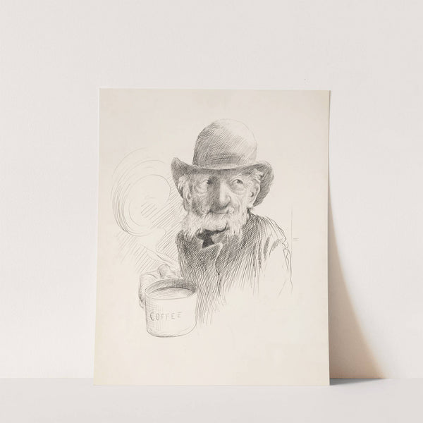 Only a Cup of Coffee by Homer Davenport