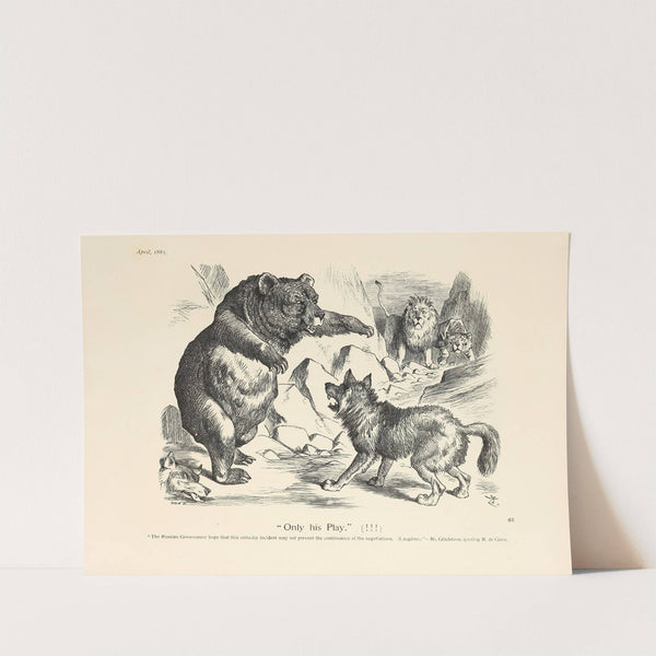 Only his Play by Sir John Tenniel