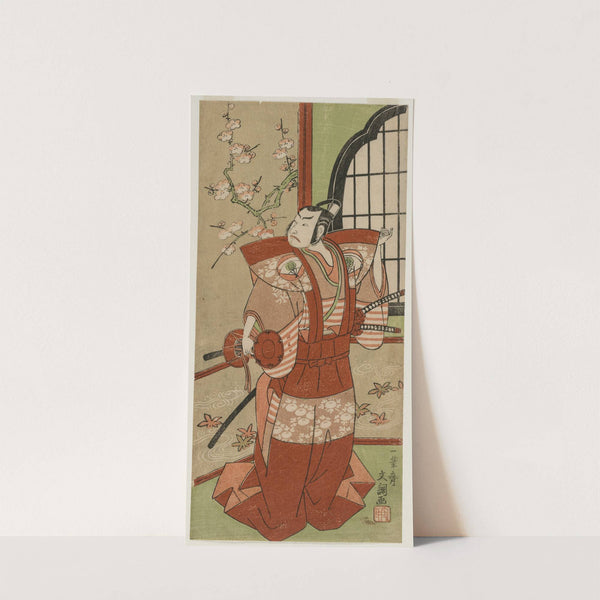 Onoe Kikugogo I as Izumi no Saburo in Ichimura Theater by Ippitsusai Bunchō