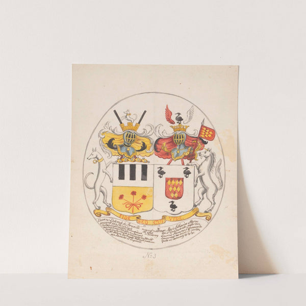 Ontwerp (3) voor alliantiewapen by Jan Brandes