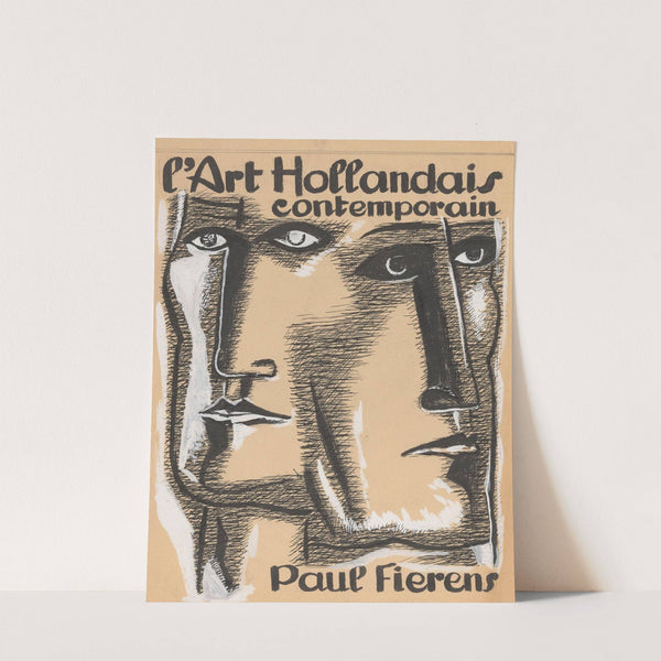 Ontwerp boekomslag ‘l’Art Hollandais contemporain’ (1933) by Leo Gestel