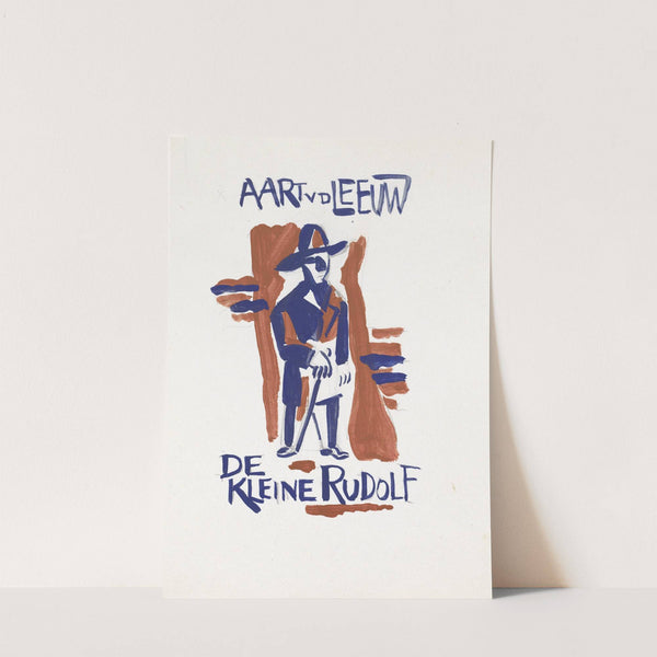 Ontwerp voor boekband van De Kleine Rudolf door Aart van der Leeuw (1891) by Leo Gestel