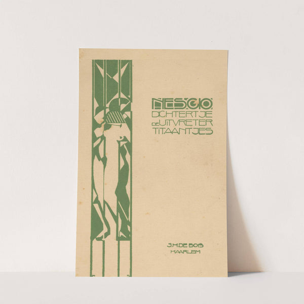 Ontwerp voor boekband voor Nescio’s Fokker’s Vliegtuigen’ (1906) by Reijer Stolk