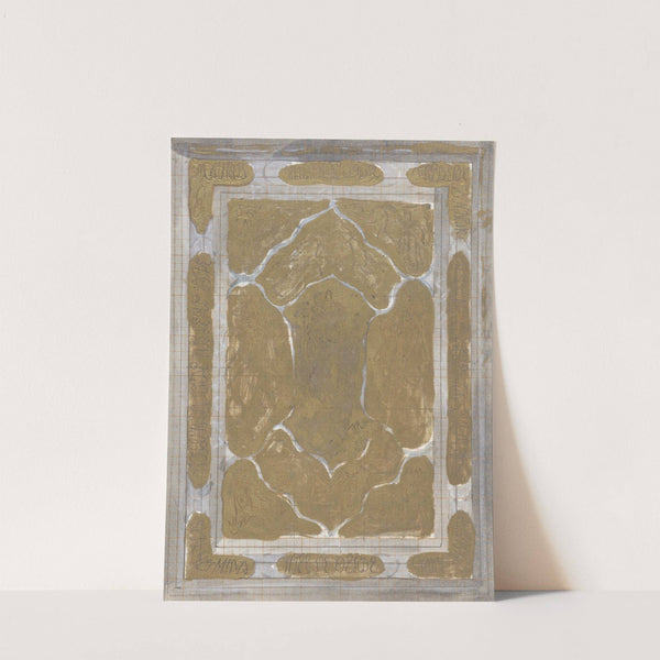 Ontwerp voor boekband voor Oranje gedenkboek (1874) by Carel Adolph Lion Cachet