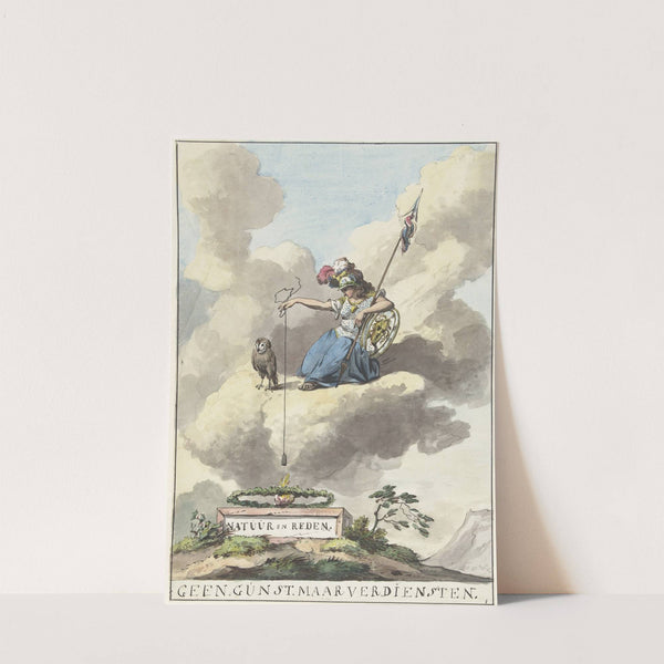 Ontwerp voor de decoratie Kunsten en Wetenschappen op de Noordermarkt (1795) by Jurriaan Andriessen