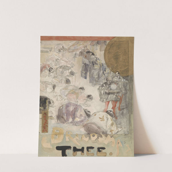 Ontwerp voor een affiche voor Brandsma’s Thee (1877) by Marius Bauer