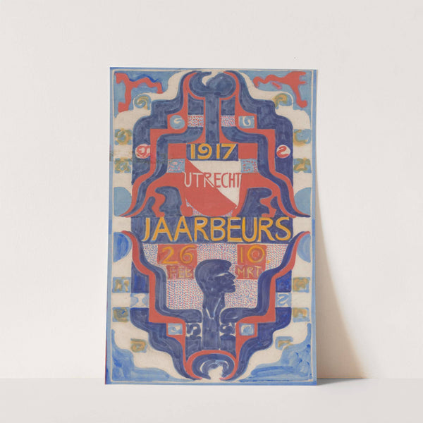 Ontwerp voor een affiche voor de Jaarbeurs te Utrecht in 1917 (1874) by Carel Adolph Lion Cachet