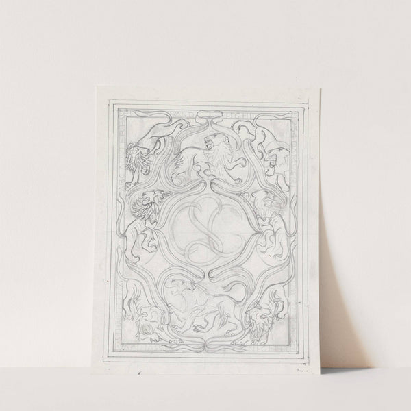 Ontwerp voor een ex libris voor de zoon van de kunstenaar (1874) by Carel Adolph Lion Cachet