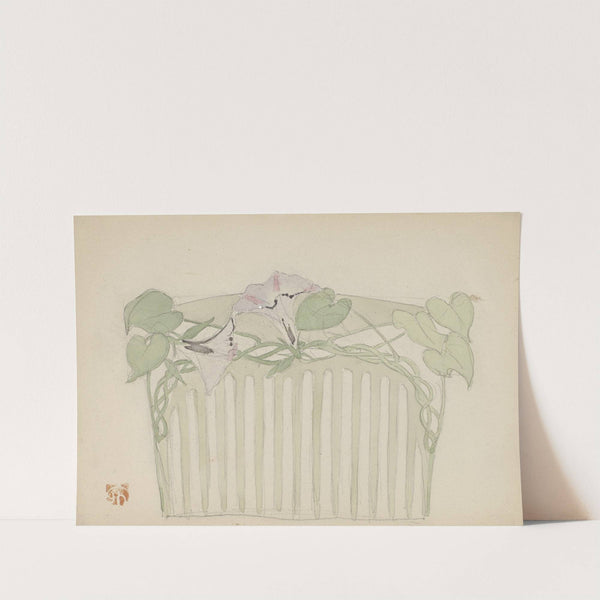 Ontwerp voor een haarkam by Jules Chadel