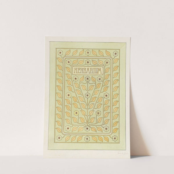 Ontwerp voor een omslag voor een herbarium (1887) by Julie de Graag