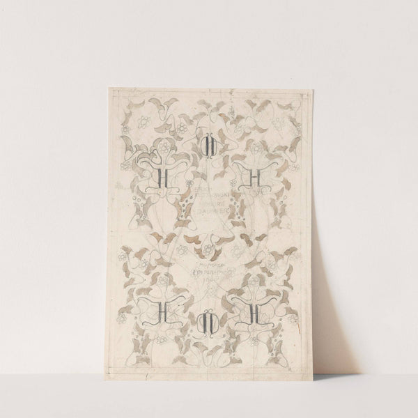 Ontwerp voor een omslag voor een uitgave van Honoré Daumier en Erich Klossowski (München 1908) (1874) by Carel Adolph Lion Cachet