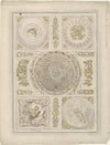 Ontwerp voor een plafondschildering; ornamentale vlakvulling (1677 - 1755)