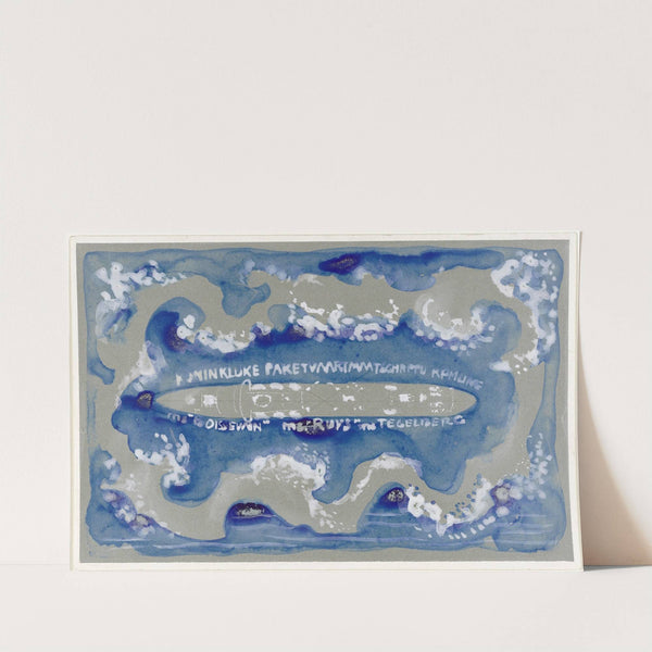 Ontwerp voor een vignet voor de Koninklijke Paketvaart Maatschappij (1874 - 1945) by Carel Adolph Lion Cachet