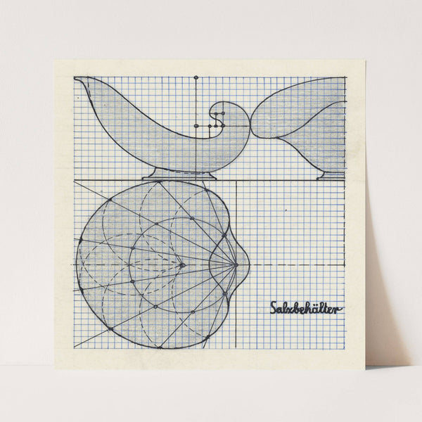 Ontwerp voor een zoutvat (1874) by Mathieu Lauweriks