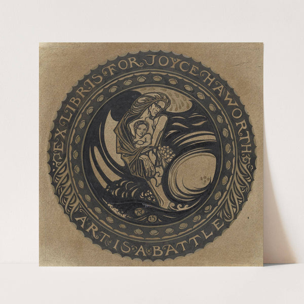 Ontwerp voor ex libris voor Joyce Haworth (1915) by Richard Nicolaüs Roland Holst