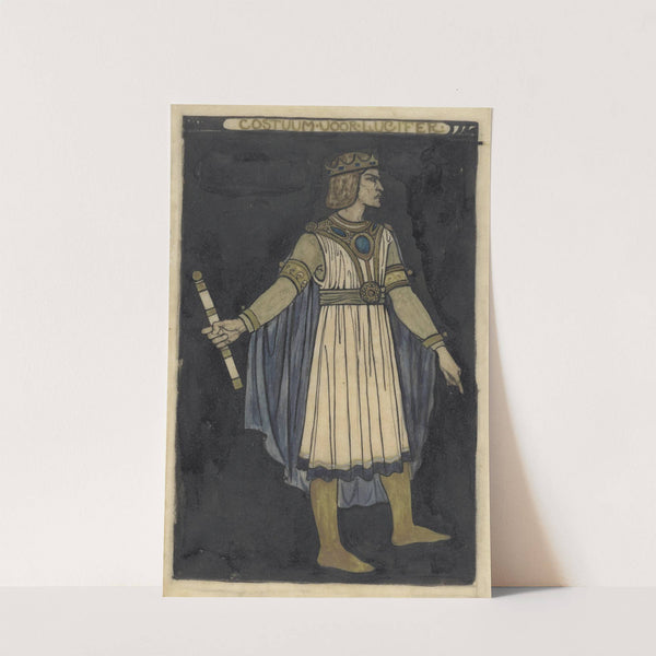 Ontwerp voor kostuum voor Lucifer by Richard Nicolaüs Roland Holst