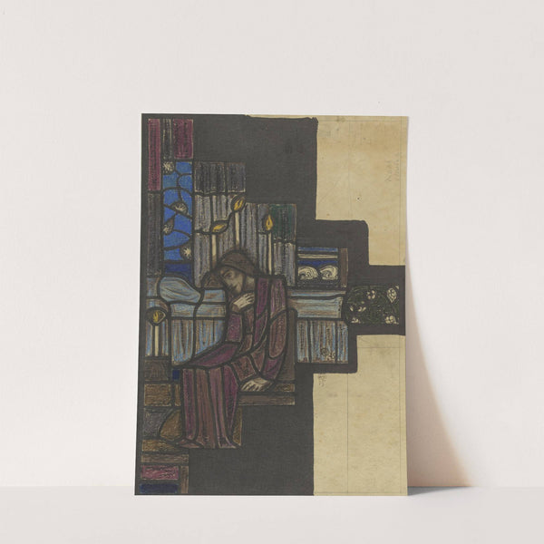 Ontwerp voor raam in het Nederlands Paviljoen op de tentoonstelling Arts Décoratifs te Parijs, 1925 by Richard Nicolaüs Roland Holst