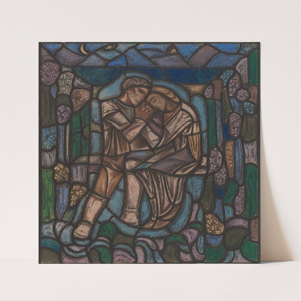 Ontwerp voor raam in het Nederlands Paviljoen op de tentoonstelling Arts Décoratifs te Parijs, 1925 (1925) by Richard Nicolaüs Roland Holst