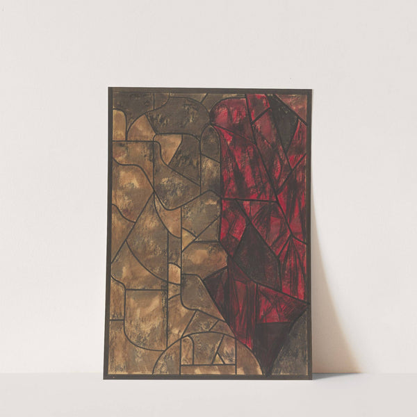 Ontwerp voor raam in het Noordertransept in de Dom te Utrecht 18 by Richard Nicolaüs Roland Holst